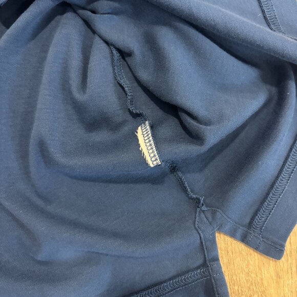 Lands' End Short Sleeve Cotton Supima Polo Shirt, Radiant Navy (Men's M) - Picture 3 of 4